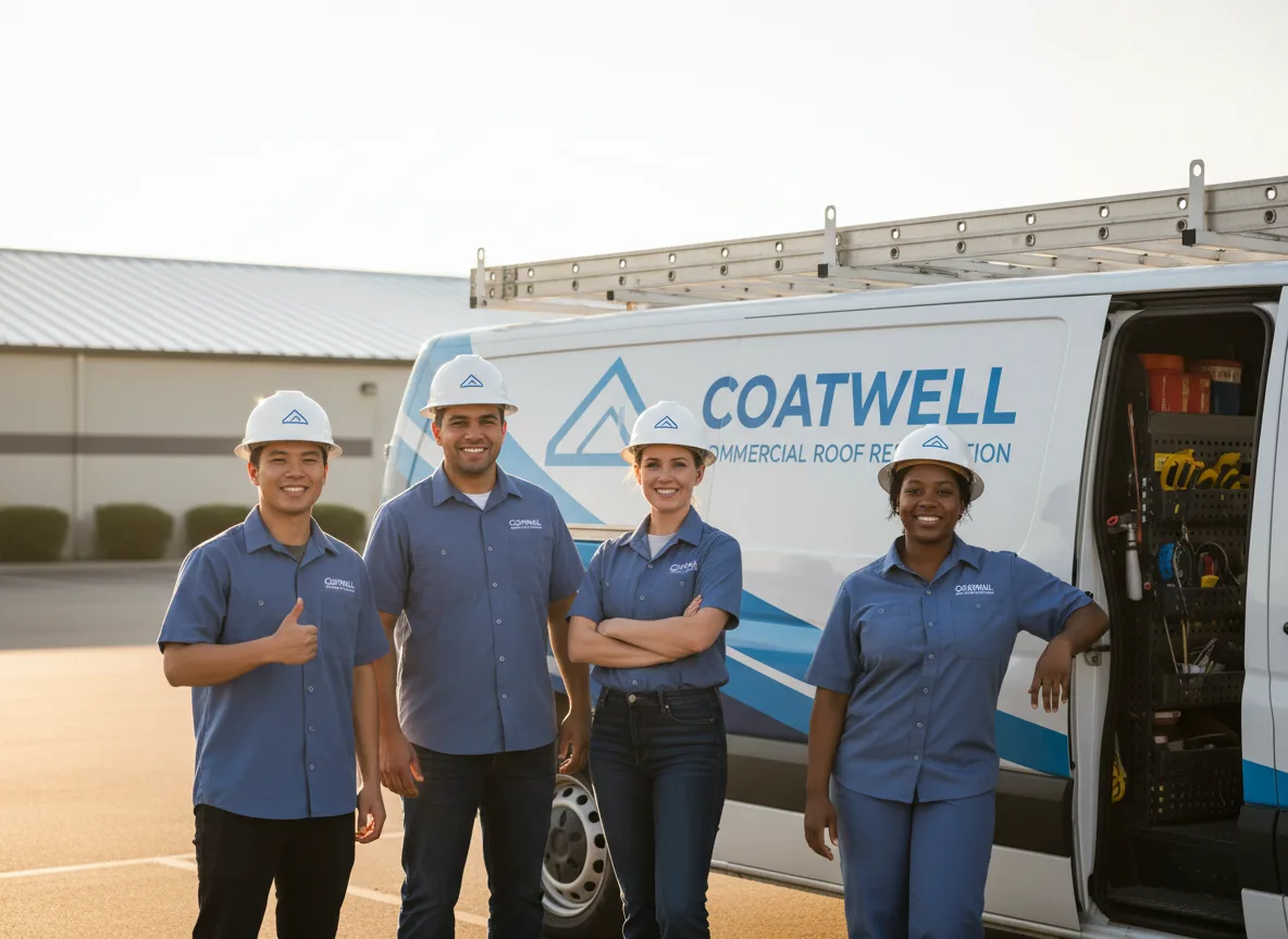 Commercial roof coating company in Ivor, VA